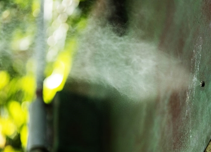 Outdoor mist cooling systems