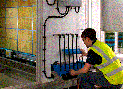 Humidifier commissioning