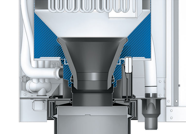 Innovative humidifier design prevents scale forming