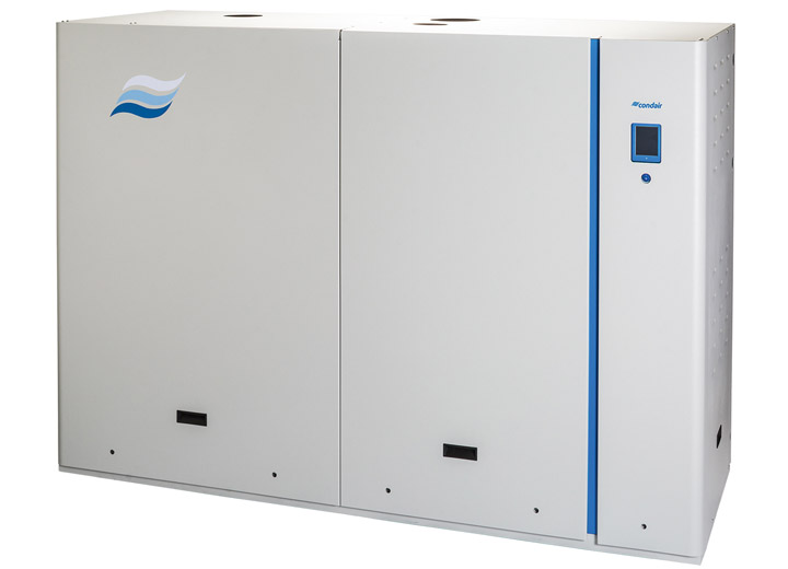 Wall mounted steam humidifier