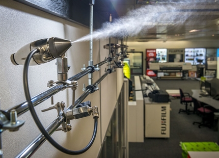 Condair JetSpray humidifies at Fujifilm