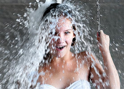 Evaporative cooling.