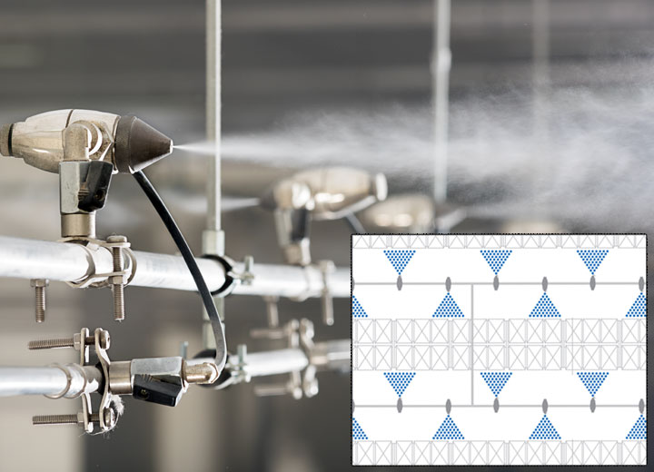 Humidifier system design and location