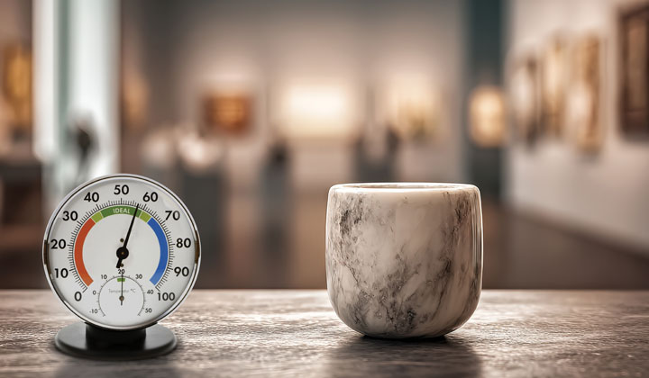 Ideal humidity in gallery