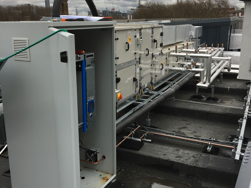 Condair RS humidification systems were installed in weatherproof enclosures on the roof of the museum