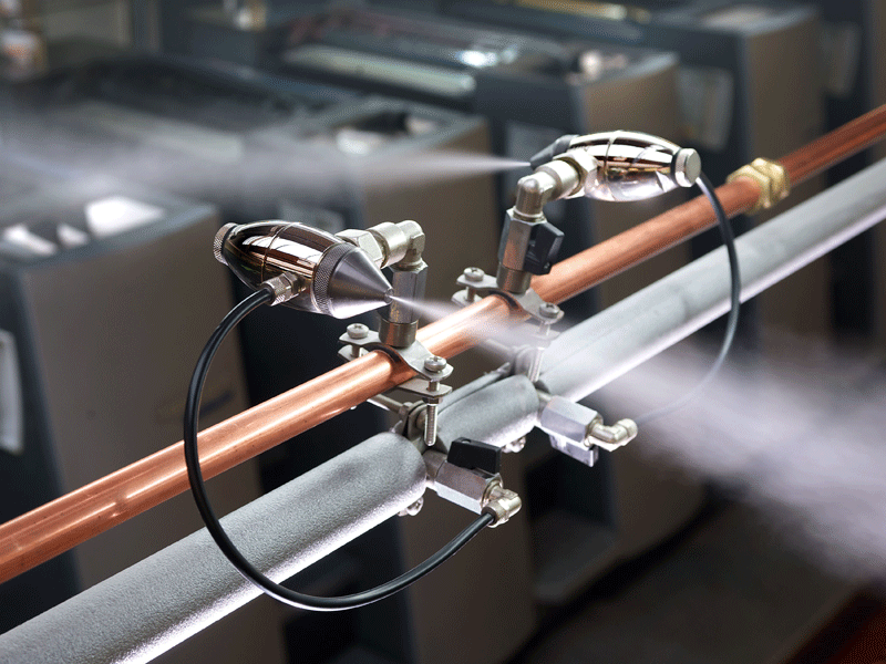 JetSpray humidifier in printer