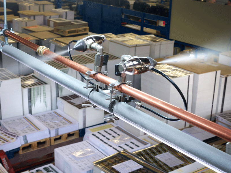 The JetSpray controls humidity to ±2.5%RH and was designed specifically for the printing industry