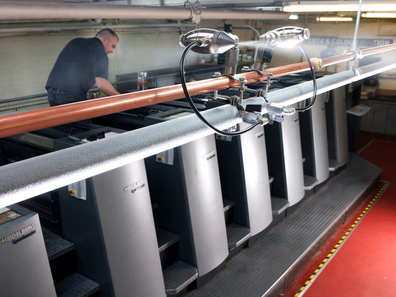 Humidity improves productivity in printing