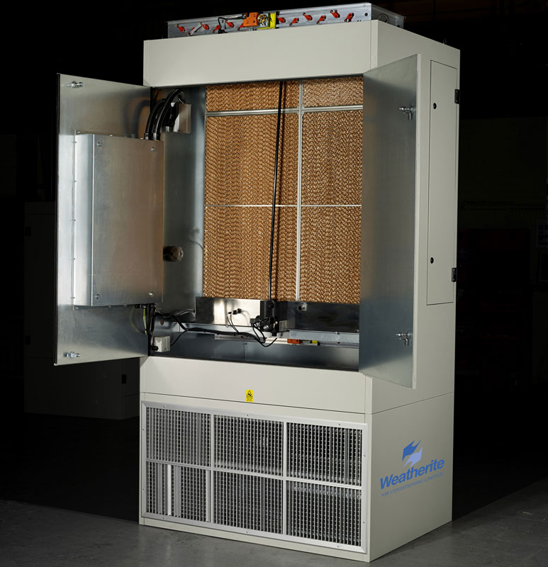 Adtec-D cooler with Condair ME evaporative humidifier Adtec-D cooler with Condair ME evaporative humidifier